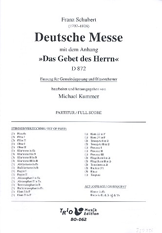 Deutsche Messe F-Dur D872