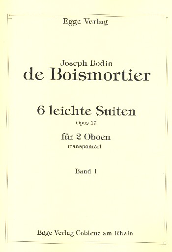 6 leichte Suiten op.17 Band 1 (Nr.1-3)