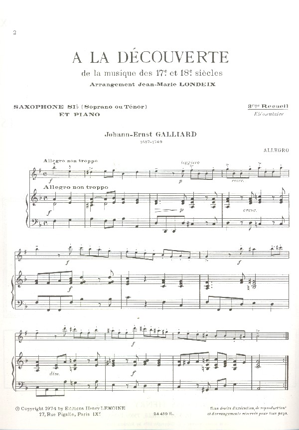 A la decouverte de la musique des 17e et
