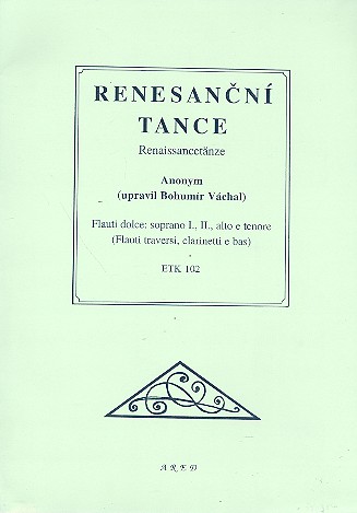 Renaissancetänze für 4 Stimmen