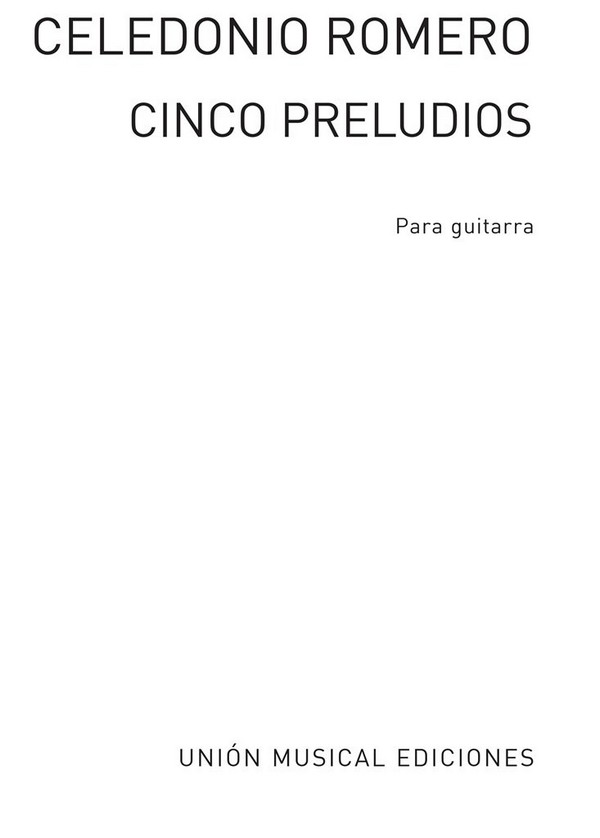 5 preludios para guitarra