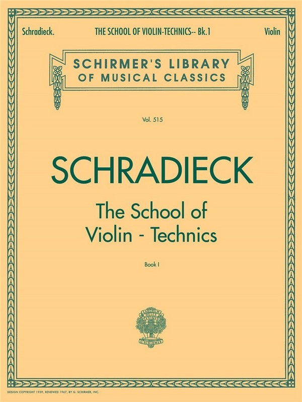 The school of violin-techniques vol.1