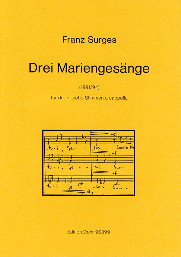 3 Mariengesänge für 3 gleiche
