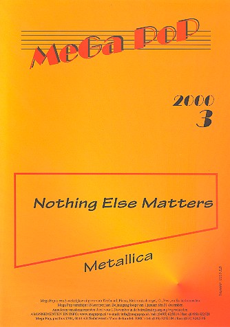 Nothing else matters: Einzelausgabe