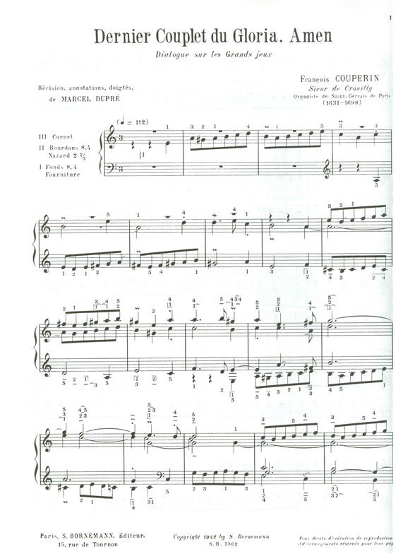 AMEN DERNIER COUPLET DU GLORIA POUR