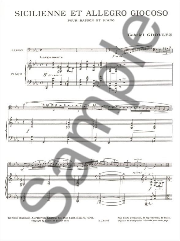 Sicilienne et allegro giocoso