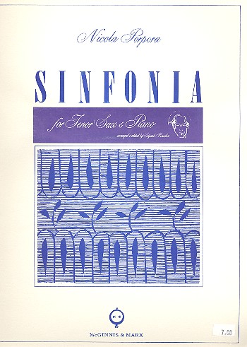 Sinfonia for tenor saxophone and