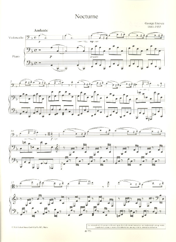 Nocturne et Saltarello
