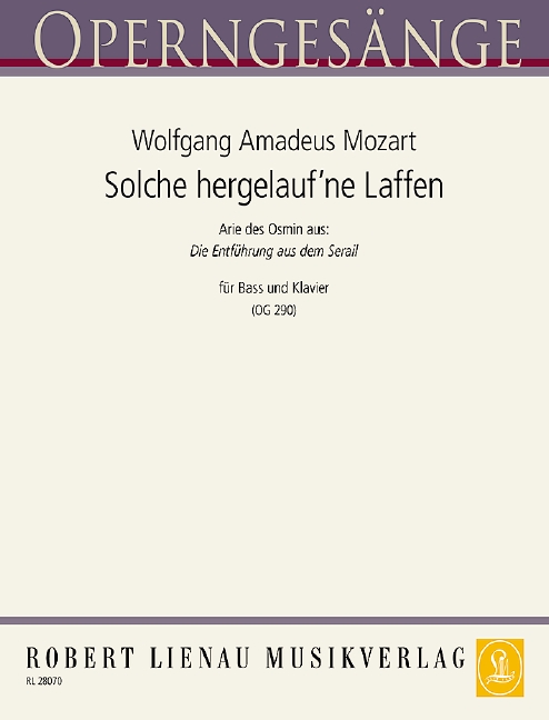 Solche hergelauf'ne Laffen (Arie des Osmin)