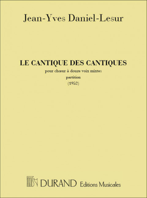 Le cantique des cantiques