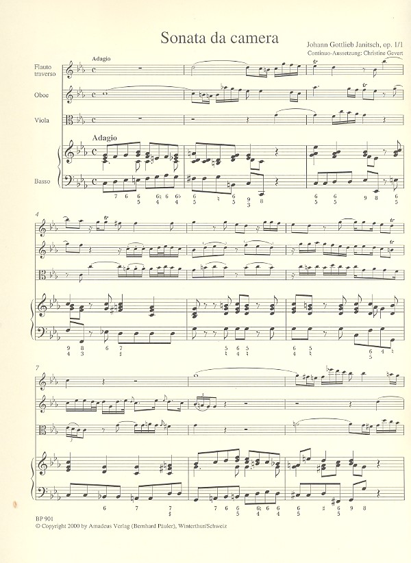 Sonata da camera c-moll op.1,1