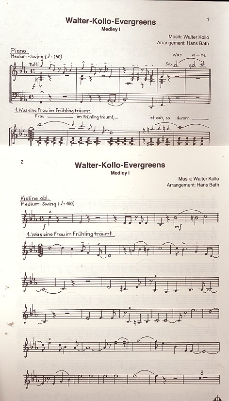 Walter-Kollo-Evergreens Medley 1: