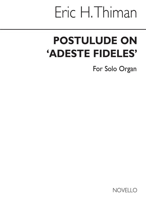 POSTLUDE ON ADESTE FIDELES