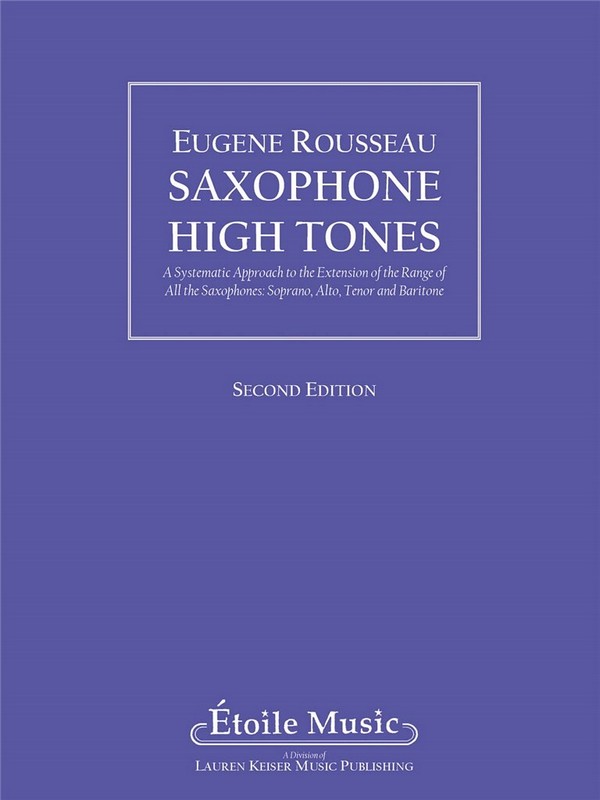 Saxophone High Tones A systematic