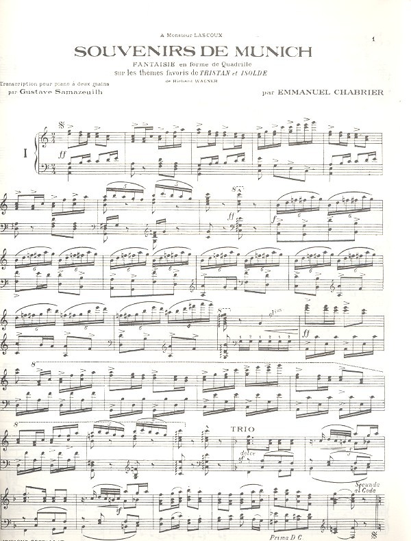 Souvenirs de Munich fantaisie