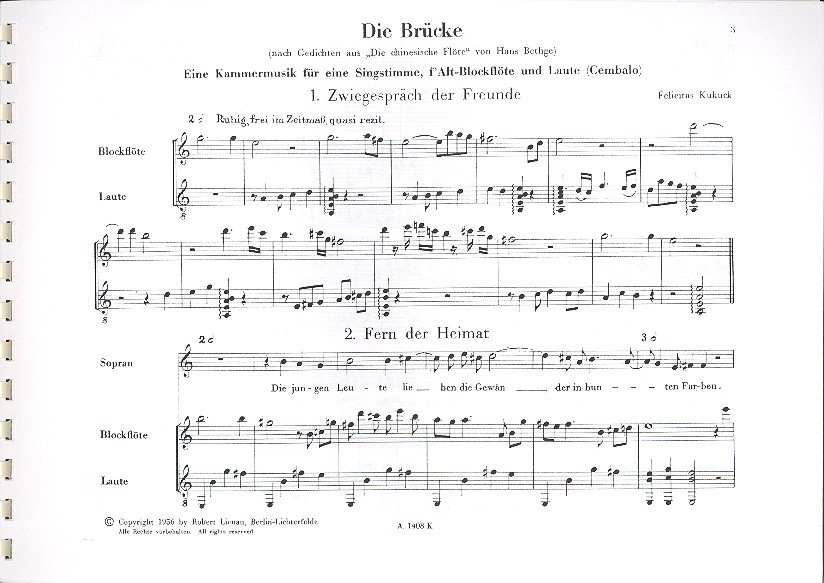 Die Brücke - Eine Kammermusik