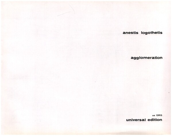 Agglomeration