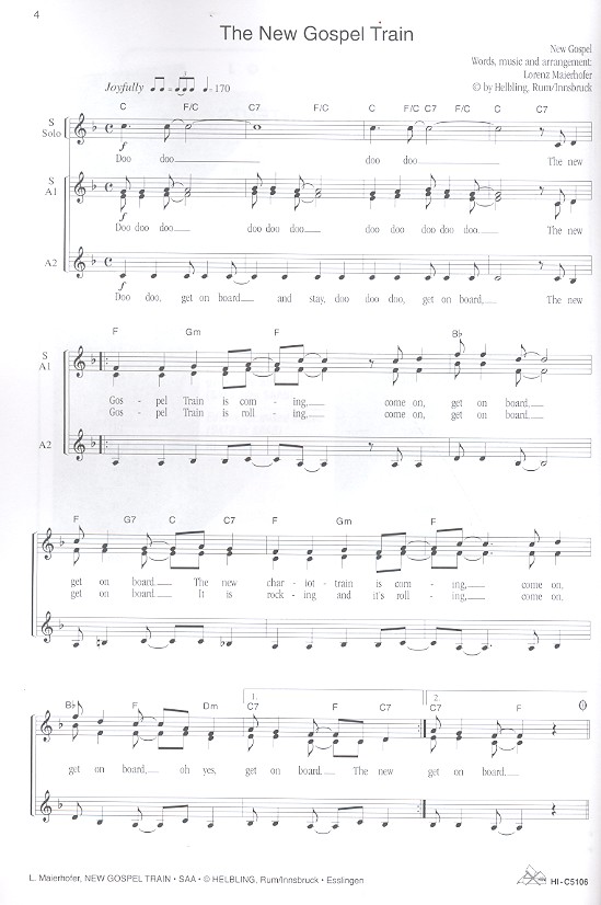 New Gospel Train 16 Spiritual Songs