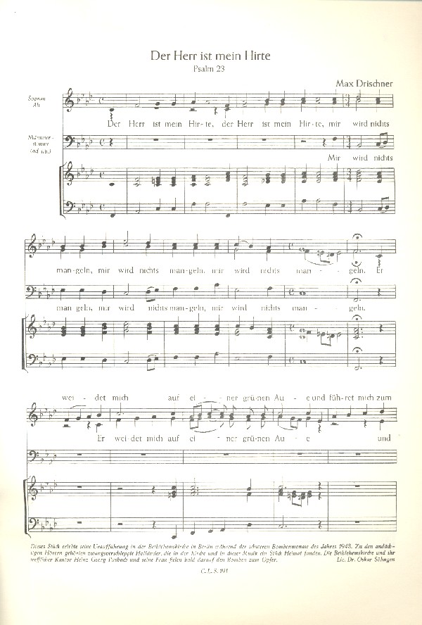 Der Herr ist mein Hirte