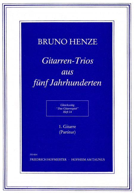 Gitarrentrios aus 5 Jahrhunderten