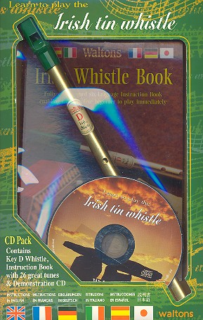 Learn to play the Irish Tin Whistle (+CD +tin whistle in d)