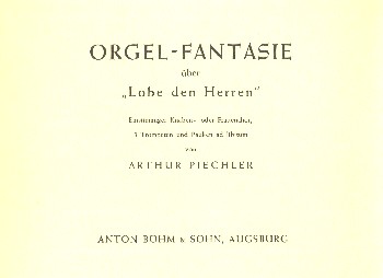 Orgelfantasie über 'Lobet den Herren'