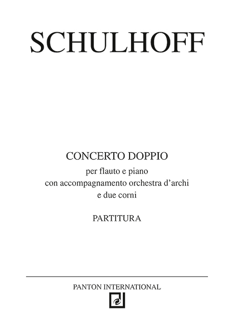 Concerto doppio für Flöte, Klavier,