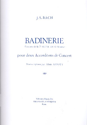 Badinerie de la suite si mineur no.2