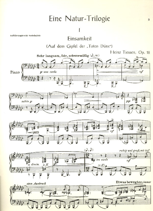 Eine Natur-Trilogie op.18