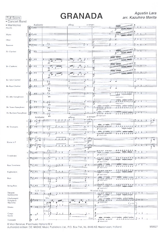 Granada for concert band