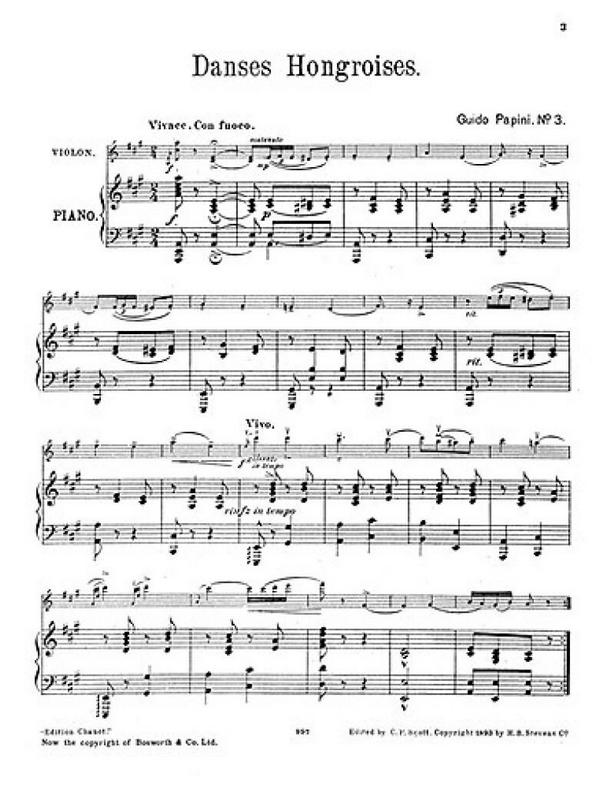 Danse hongroise no.3