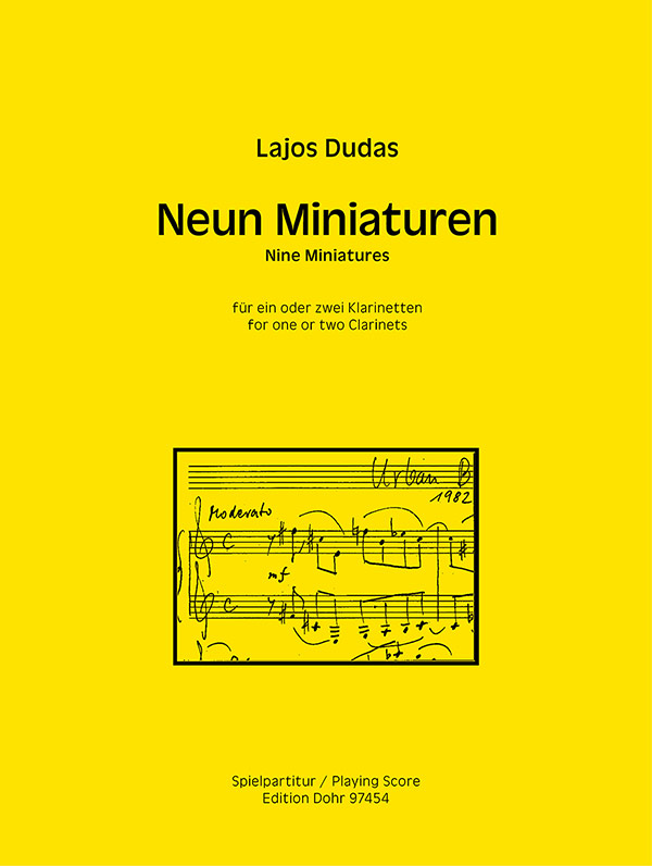 9 Miniaturen für 1-2 Klarinetten