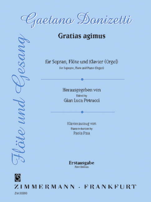 Gratias agimus für Sopran, Flöte