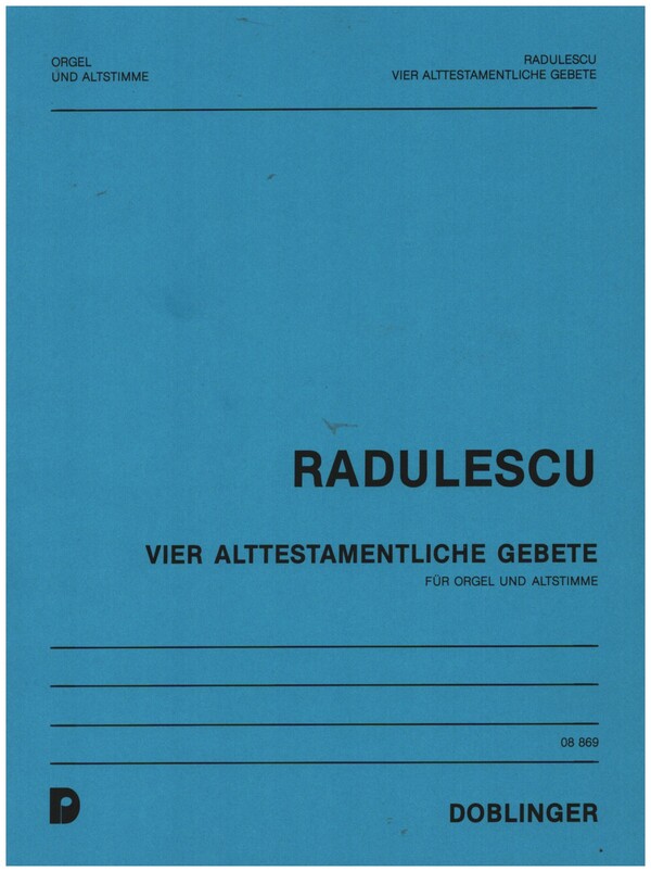 4 alttestamentliche Gebete