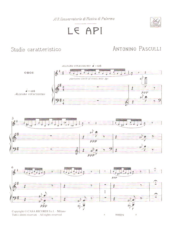 Le api studio caratteristico per