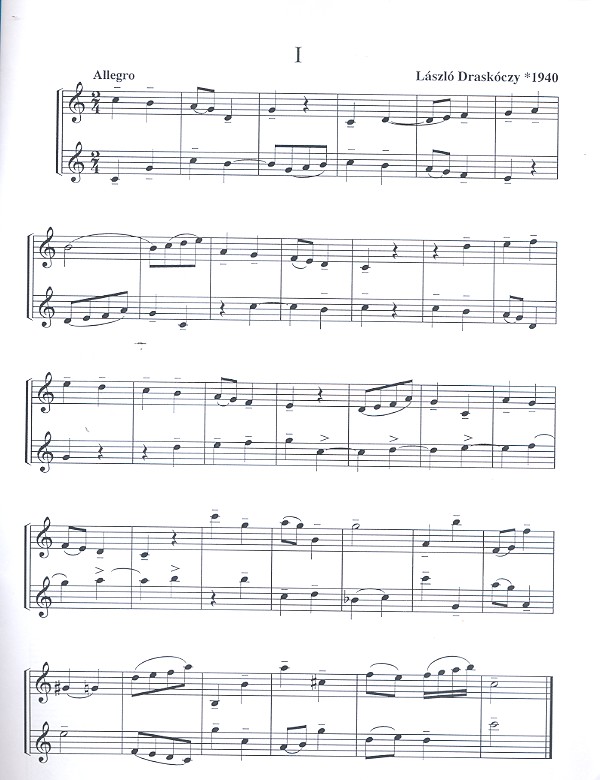 4 chansons populaires hongroises