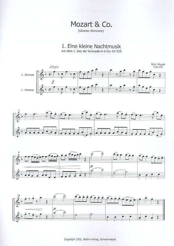 Mozart und Co Band 1