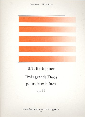 3 grands duos op.61 pour 2 flûtes