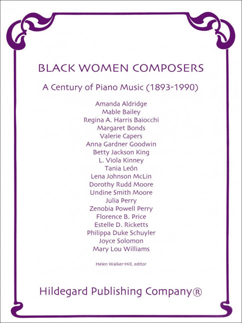 Black Women Composers - A century of piano music (1893-1990)