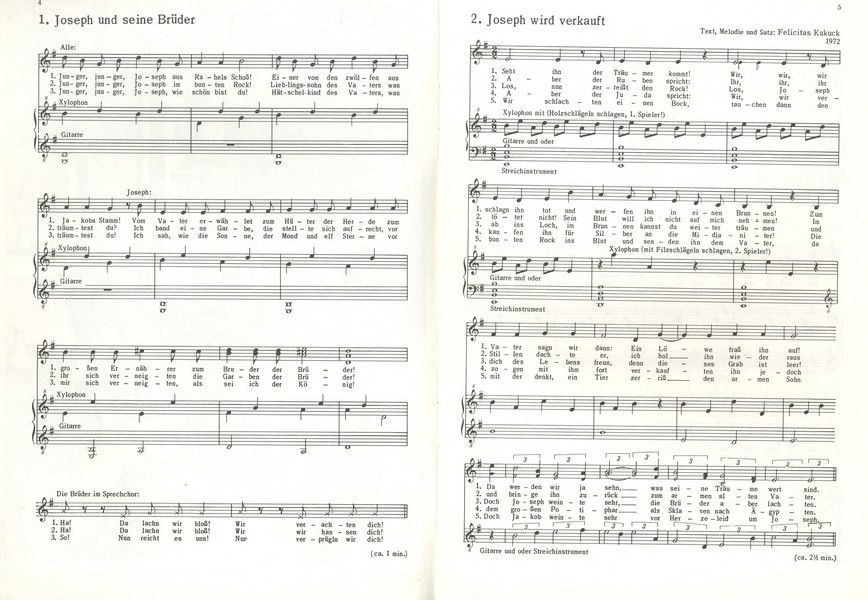 Josef und seine Brüder Singspiel