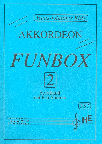 Funbox 2 für Akkordeon solo mit