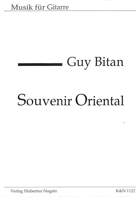 SOUVENIR ORIENTAL FUER GITARRE
