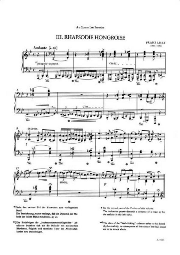 Rhapsodie hongroise no.3