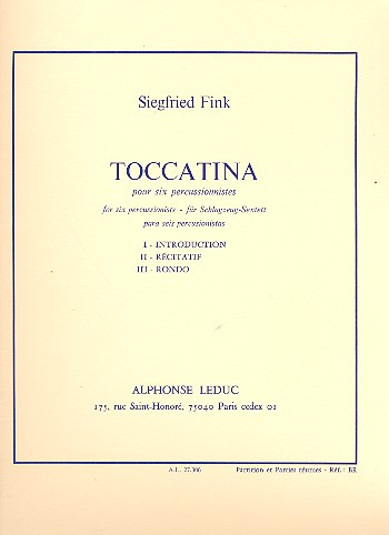 Toccatina pour 6 percussionnistes