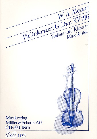 Konzert G-Dur KV216 für Violine