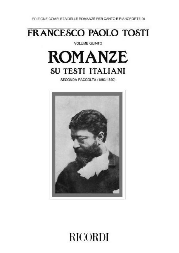Romanze su testi italiani vol.5 (1883-1890)