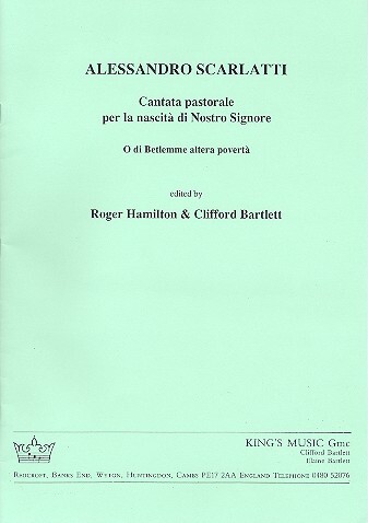 Cantata pastorale per la nascita di nostro signore
