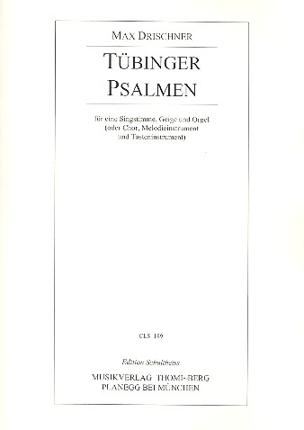 Tübinger Psalmen 130, 139 und 4,9