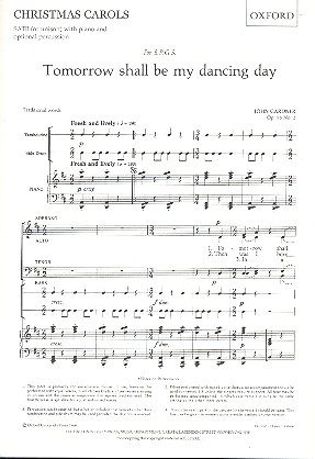 Tomorrow shall be my dancing day op.75,2