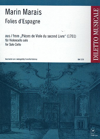 Folies d'espagne für Violoncello solo